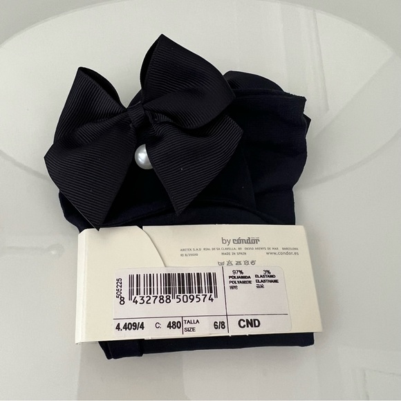 🆕Condor Souquet with bow and pearl Size 6/8 - Picture 2 of 4